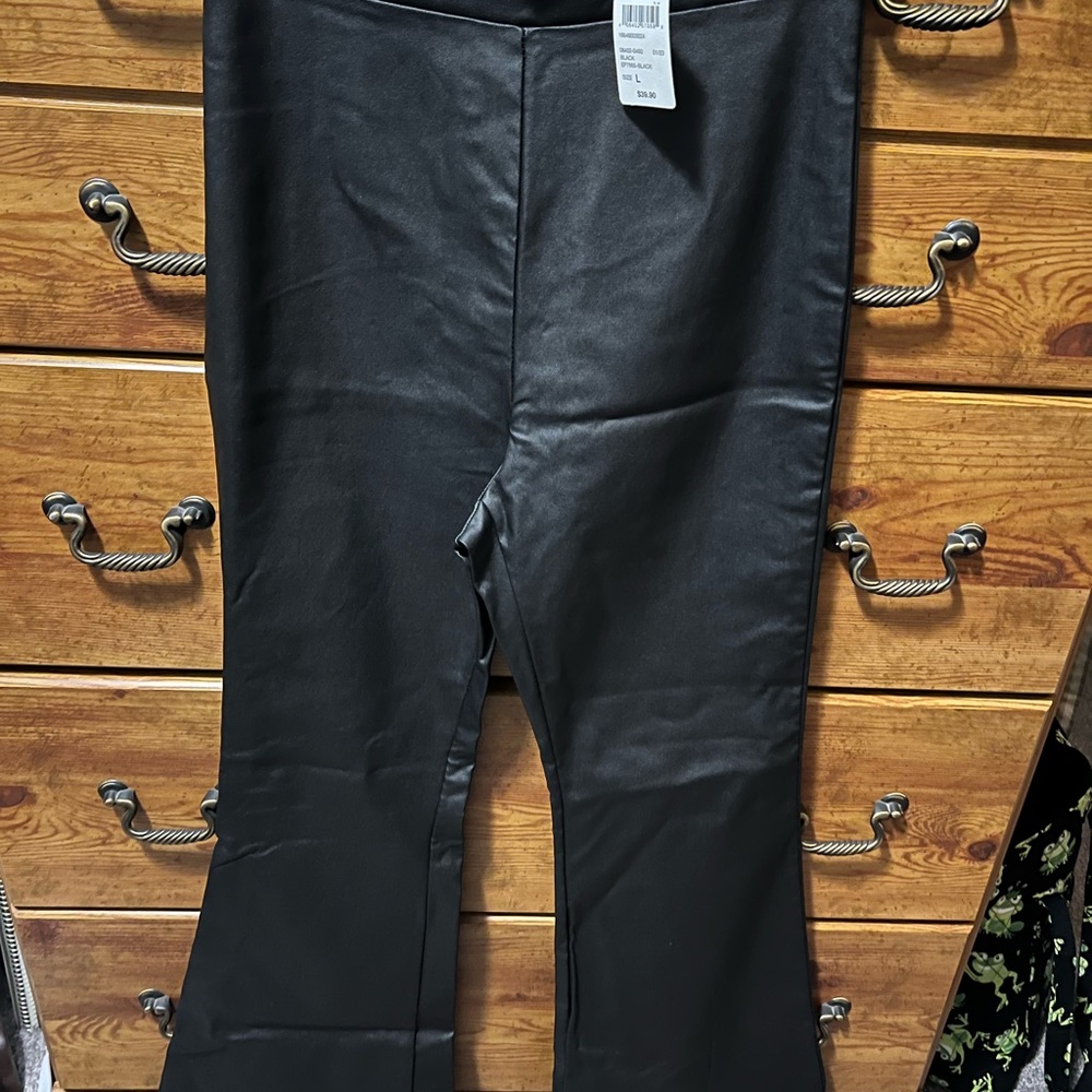 Stylish Black Women Flared Bottoms